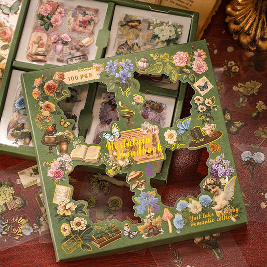 Vintage Sticker Boxes