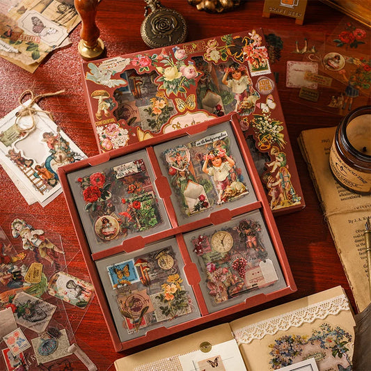 Vintage Sticker Boxes